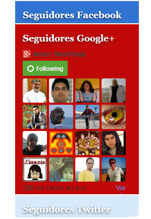 gadget seguidores sociales