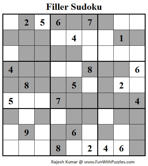 Filler Sudoku (Daily Sudoku League #220)