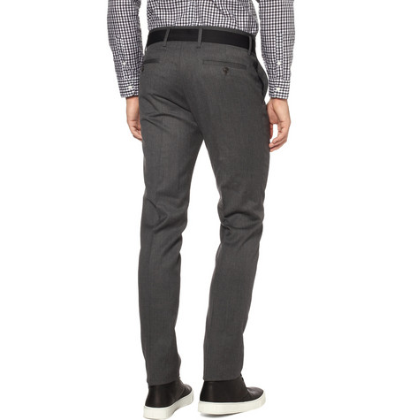 slim fit tuxedo trousers with satin stripe