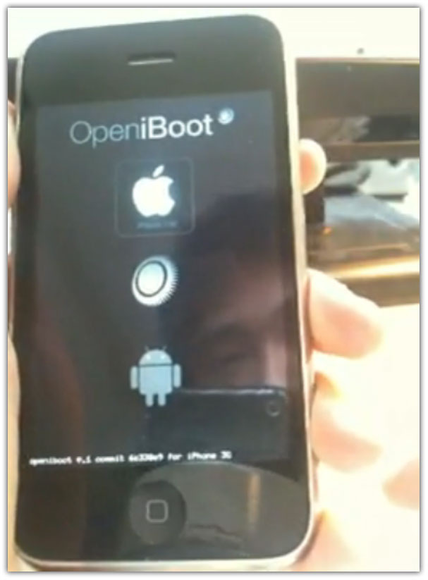 Телефон с андроидом без установленных. IPOD & Android. OPENIBOOT. Iphone предлагает установить Android.
