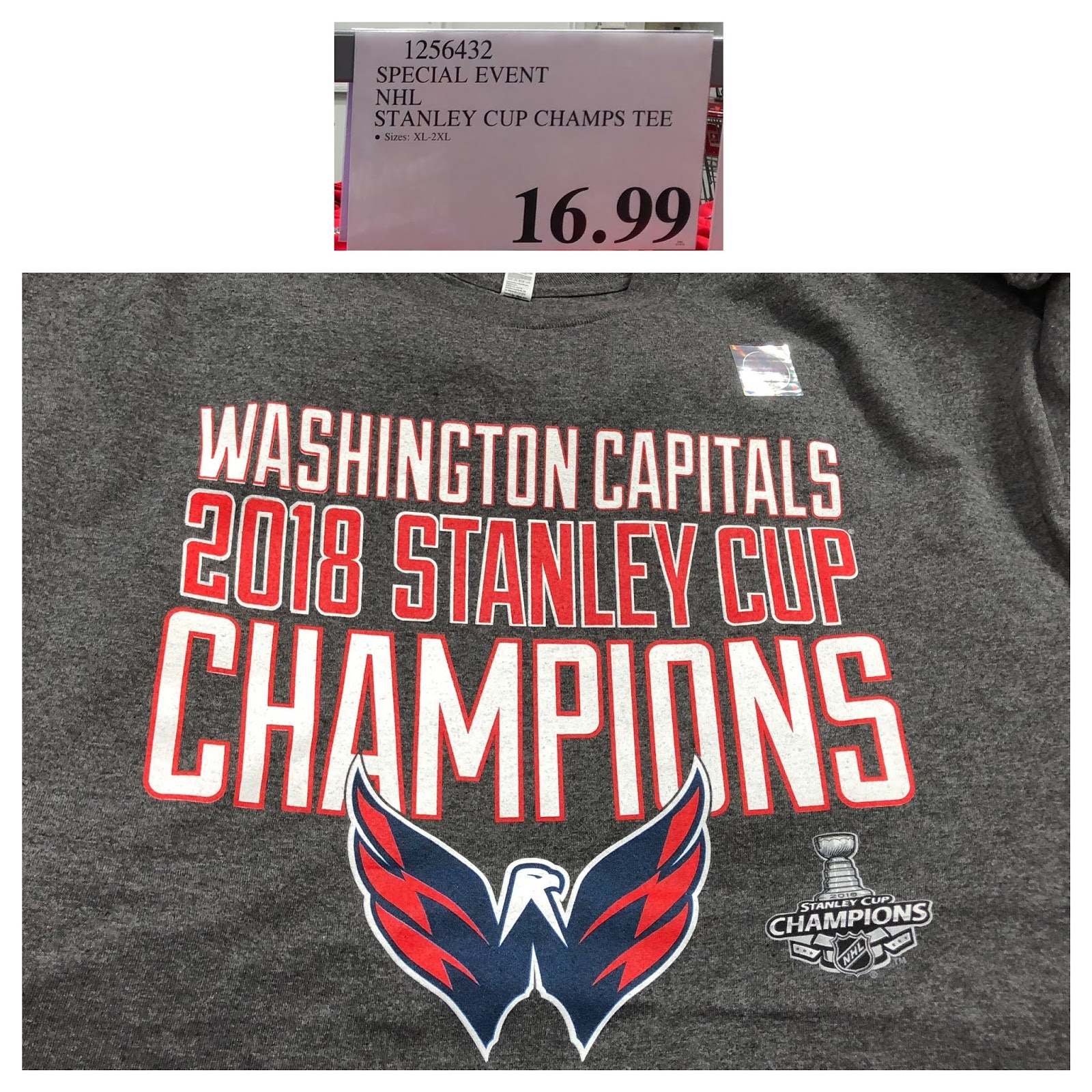 Fanatics 2018 NHL Washington Capitals Stanley Cup Champions ALL