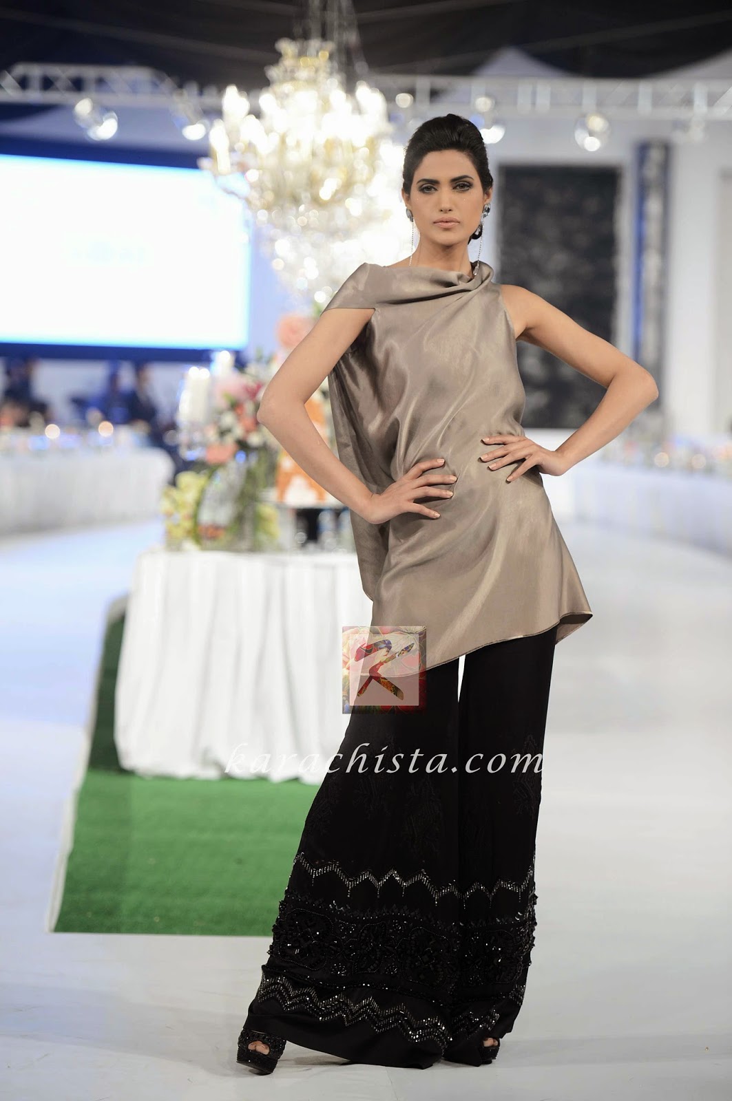 Libas PFDC Swarovski Couture Libas Swarovski crystals ensemble