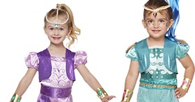 nickelodeon teams up with spirit halloween for shimmer and shine costumes
