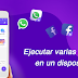 Clon y ejecución múltiples de WhatsApp y Facebook u otras redes sociales y de juego online - descarga gratis