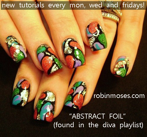 Nail Art by Robin Moses: robin moses nail art, sunflower nail art, a