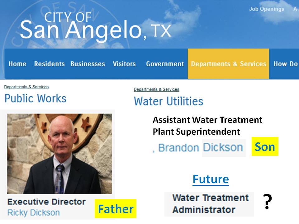 State of the Division Dickson's Son New Assistant Water Treatment