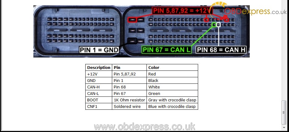 ECU PROGRAMMER: Kess V2 unlocking Simos PCR 2.1 - connection, wiring