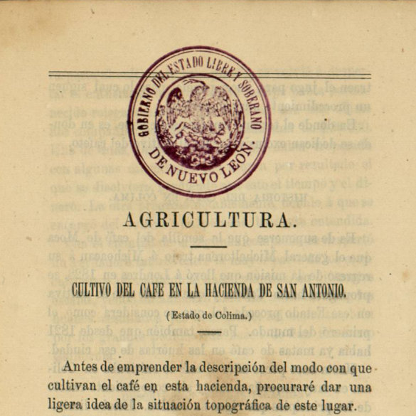 El Bable Breve historia de la llegada del café a México.