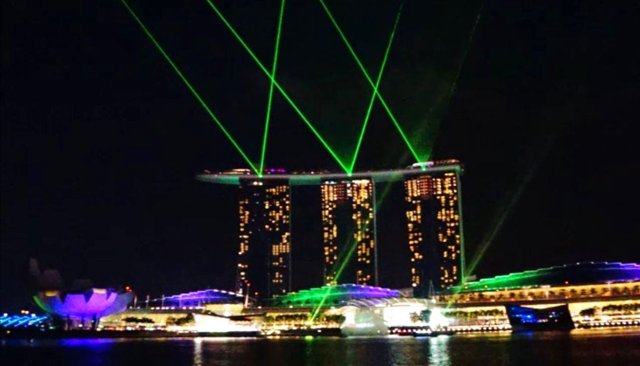 Wonder Full Light and Water Spectacular, Marina Bay, Singapore