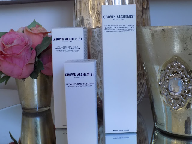 Grown Alchemist | Hydra Restore Cream Cleanser | Detox Serum Antioxidant+3 | Hydra Repair Day Cream