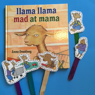Book Unit "Mama Llama" No Prep ~ Preschool Printables