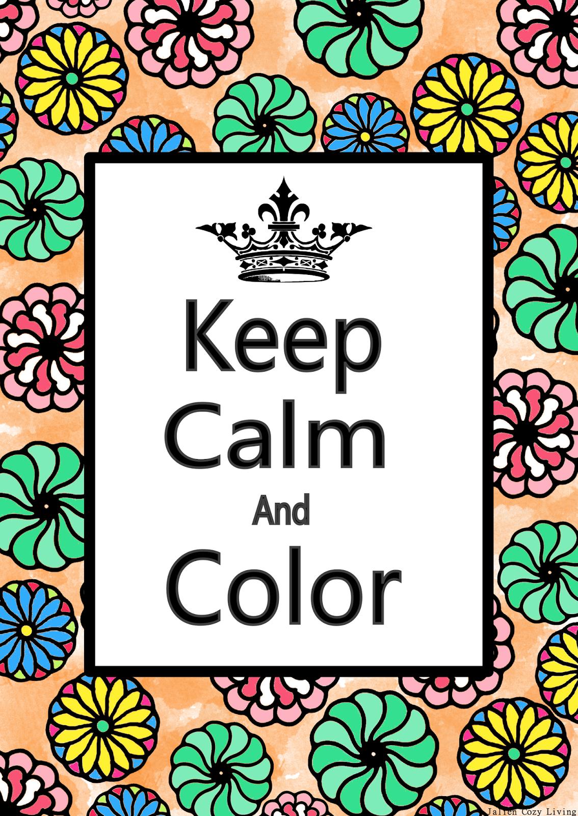 Gratis Kleurplaat | Free Coloring Page | Jalien Cozy Living