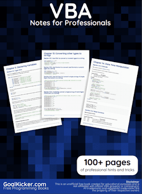 vba pdf book notes download for free vba pdf book notes download for free