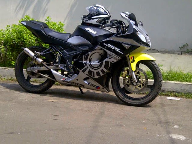 Dunia Modifikasi: Kumpulan Foto Modifikasi Motor Kawasaki Ninja 150RR