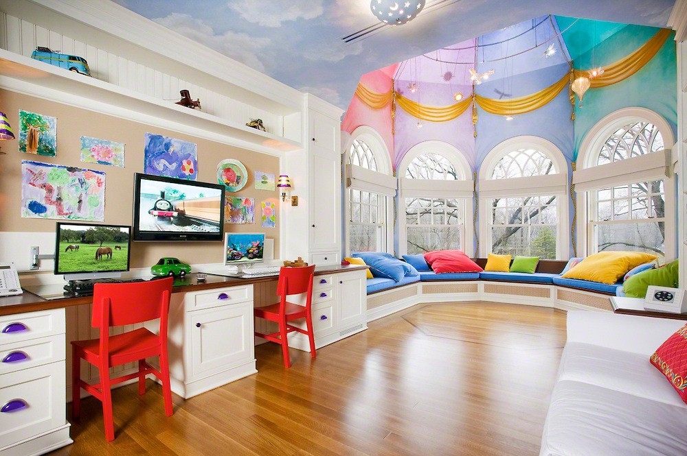 Modern Kids Playroom Colorful Inspiration