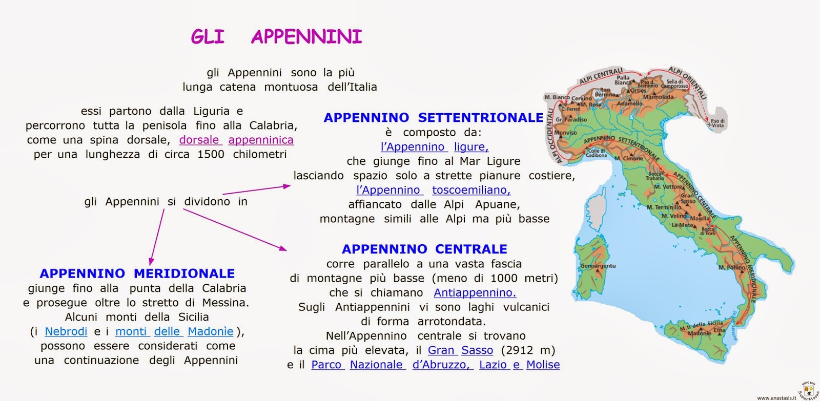 Paradiso delle mappe Gli Appennini Paradiso delle mappe Gli Appennini