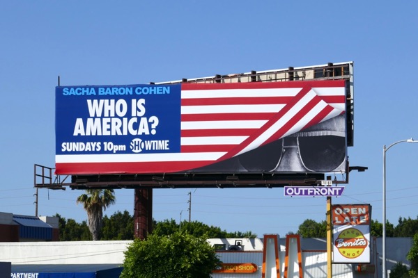 Who Is America? season 1 billboard Who Is America season 1 billboard