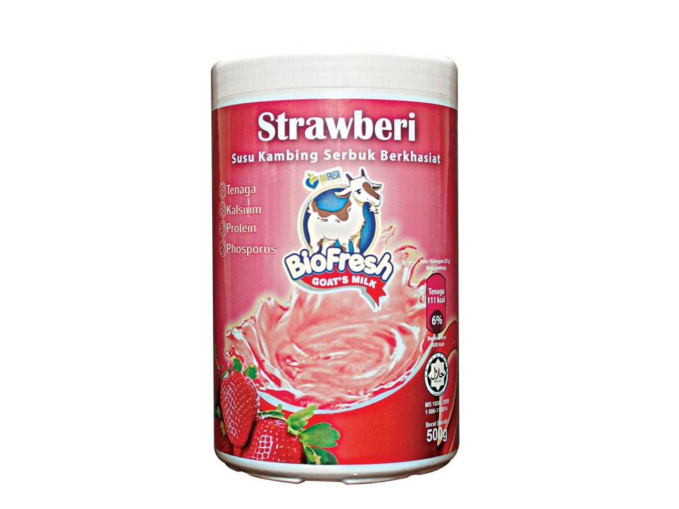 Susu Kambing Biofresh - Strawberi