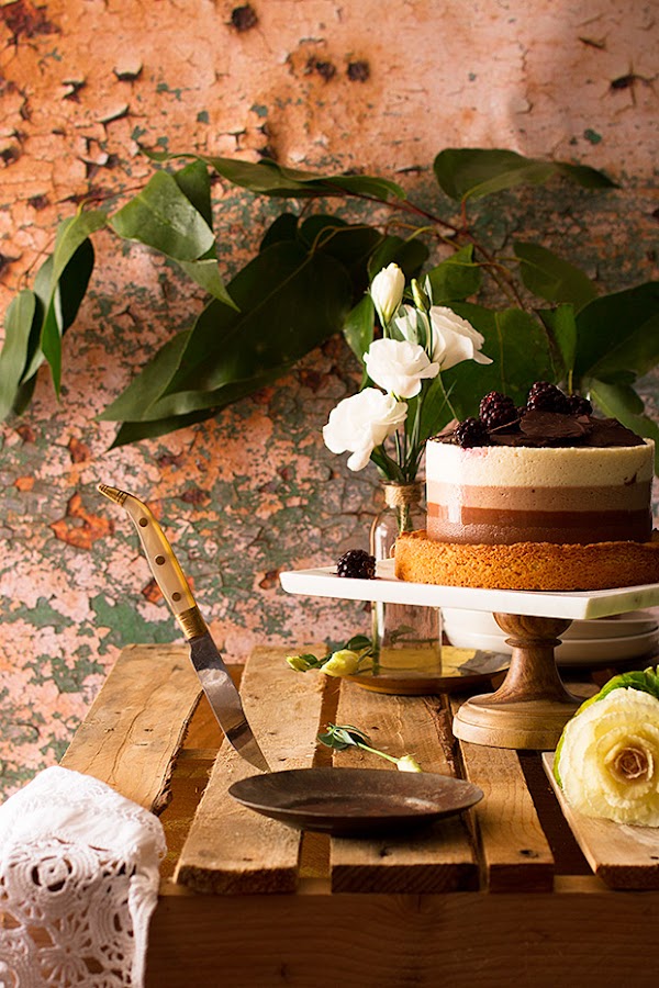 Tarta tres chocolates. Receta definitiva