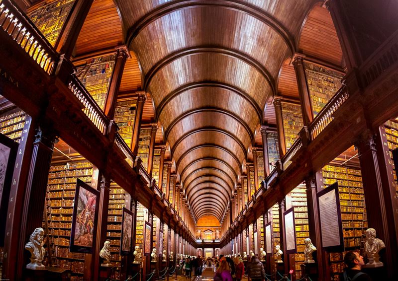 Dublin Trinity College Library.
