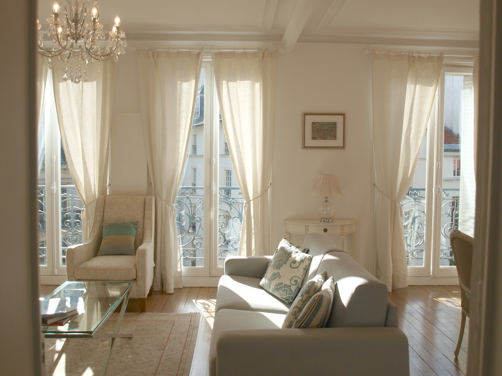 Paris apartment interior design inspiration and decorating ideas if you love a Nordic French romantic and slightly shabby chic look. #hellolovelystudio #parisapartment #interiordesign #decoratingideas #romantcdecor #chic #frenchhome