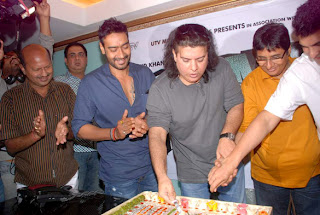 Ajay Devgn at the song recording of 'Himmatwala'