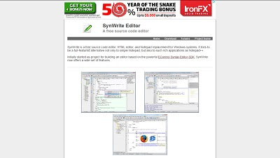 SynWrite, Source Code Editor