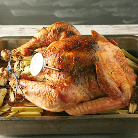 Flavor Injected Herb Roasted Turkey | by Yours and Mine are Ours