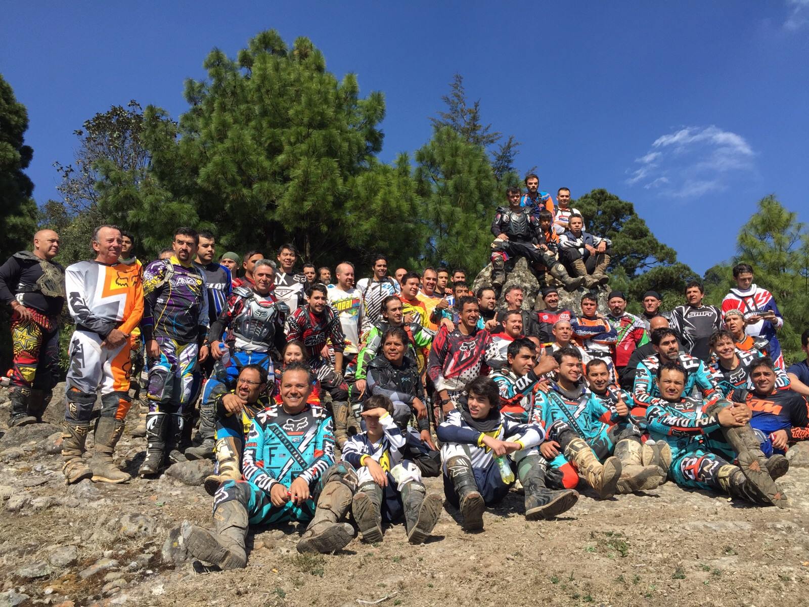 Tradicional paseo de enduro de fin de año Motofox.mx