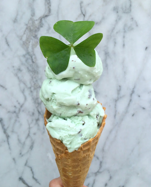 St. Patrick's Day Ice Cream - Blarney Cones, the perfect treat from the Leprechauns - www.jacolynmurphy.com