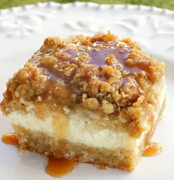 Caramel Apple Cheesecake Bars Caramel Apple Cheesecake Bars
