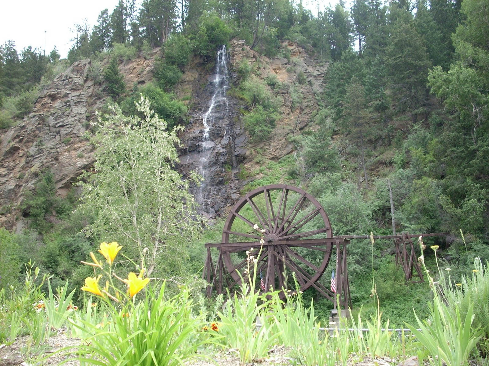 Explore Colorado Charley Taylor Water WheelBridal Veil FallsIdaho Springs