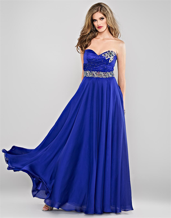 Vestidos Elegantes Color Azul Rey Italy, SAVE 53% 