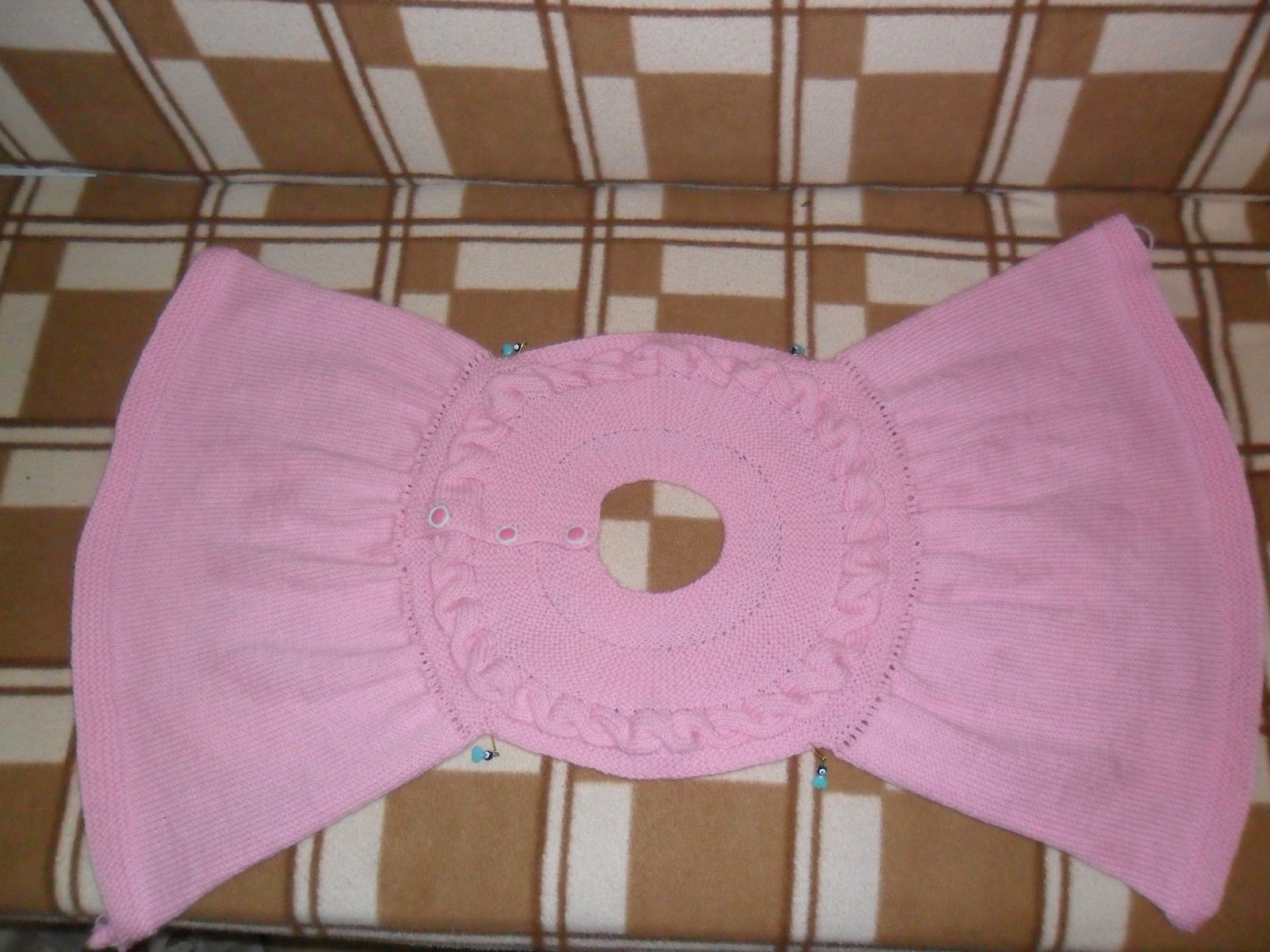 Bir Dalda İki Baykuş pembe bebek elbisesi