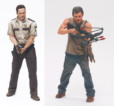 The Walking Dead Television Series 1 - Deputy Rick Grimes & Daryl Dixon Action Figures