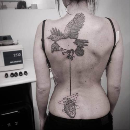 The Surreal Engraving Tattoos Of Otto D'Ambra