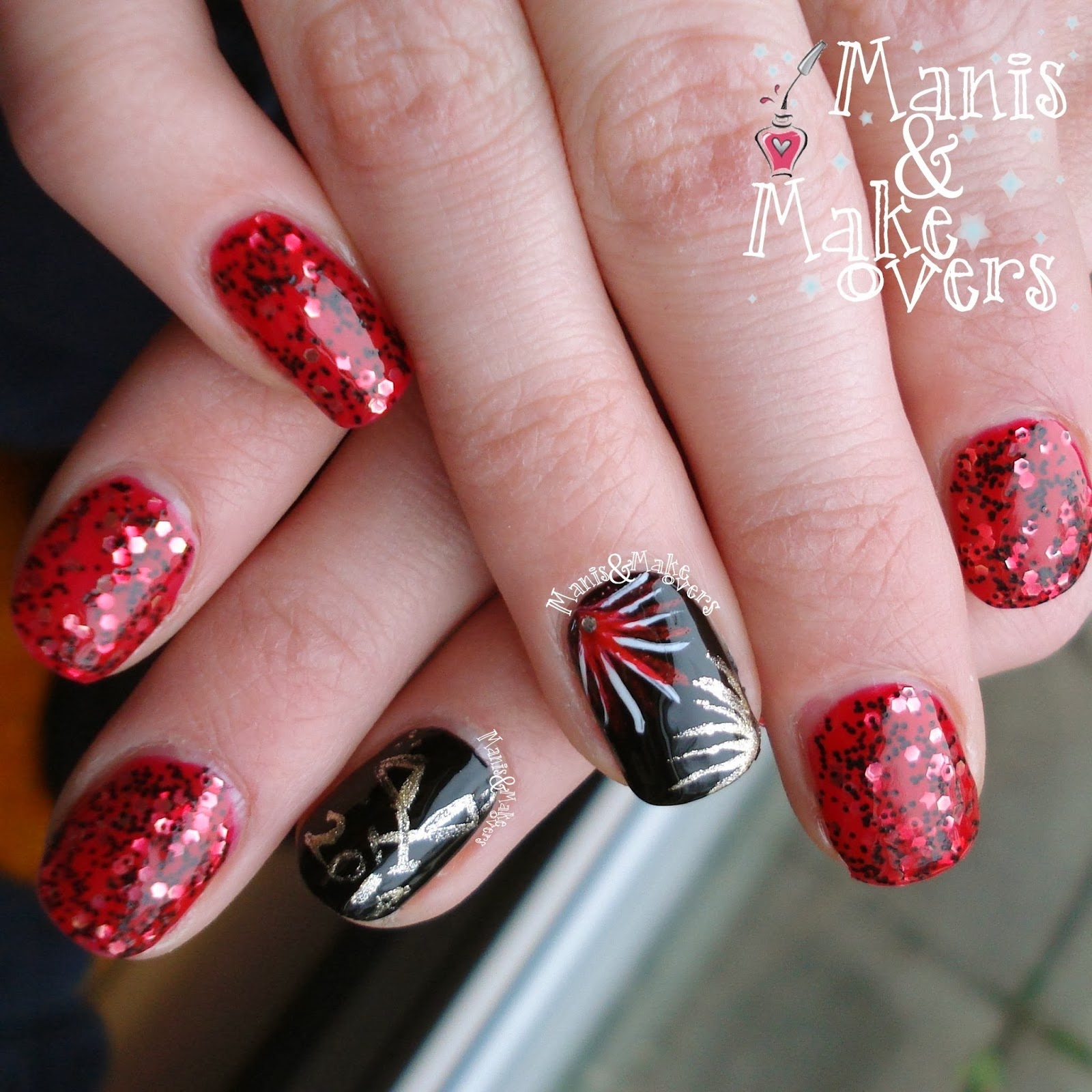 Manis & Makeovers: ManiMonday: My sister getting ready for NYE