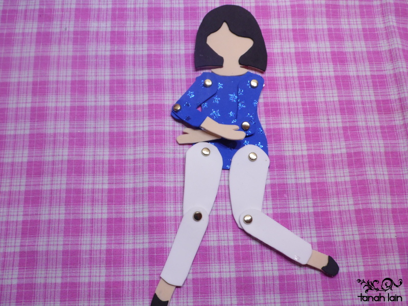 Los miembros del cuerpo: manualidad para niños de preescolar