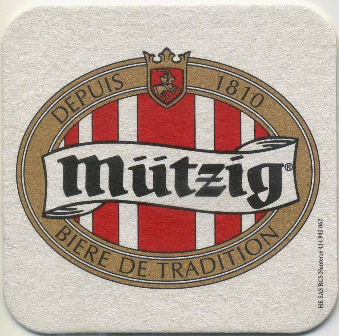 Sous bocks bretons Brasserie Mutzig, Mutzig