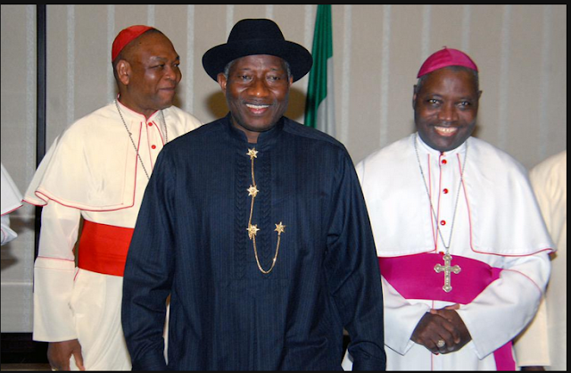 Catholic Bishops and President Jonathan
