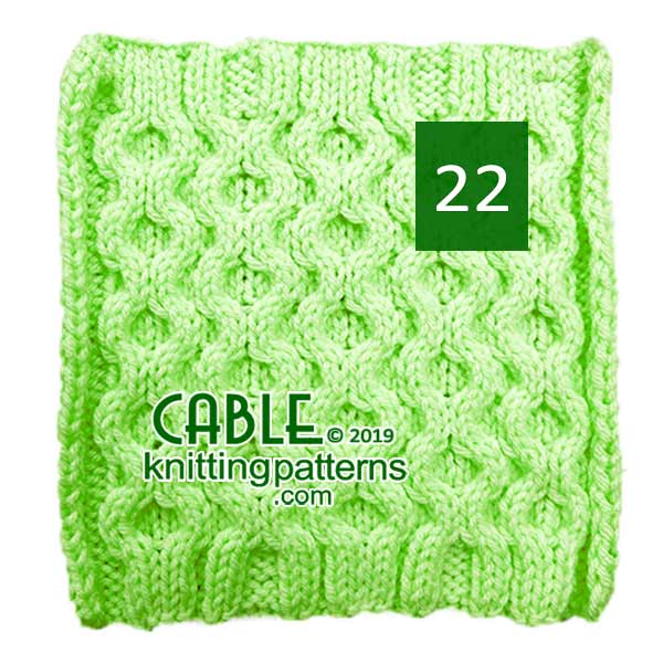 Cable Knitting Pattern 22