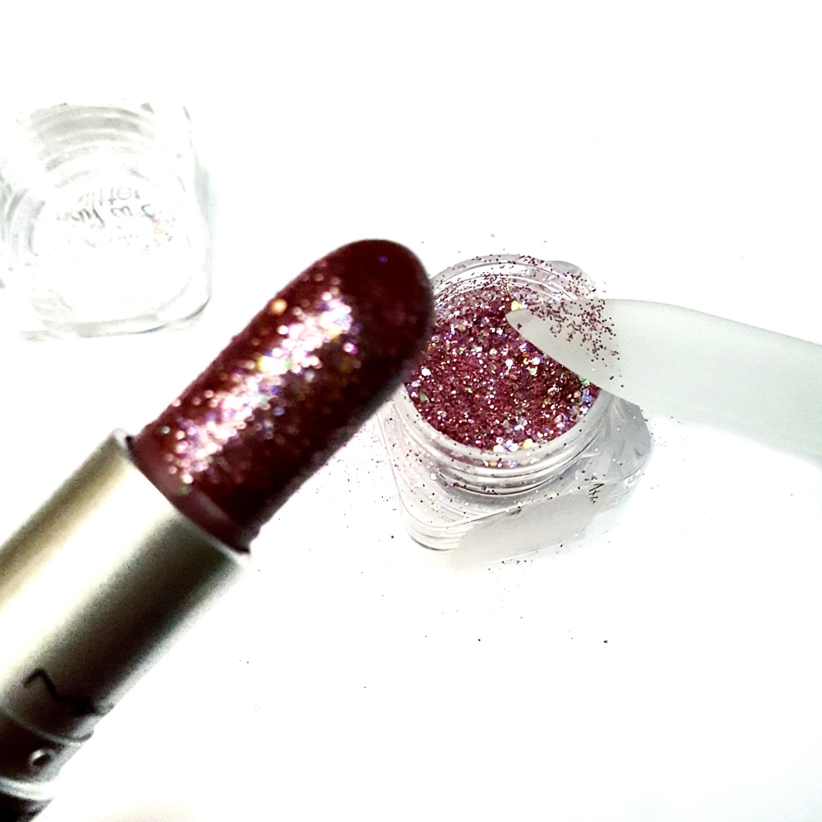 Lipflation DIY Glitter MAC Lipsticks