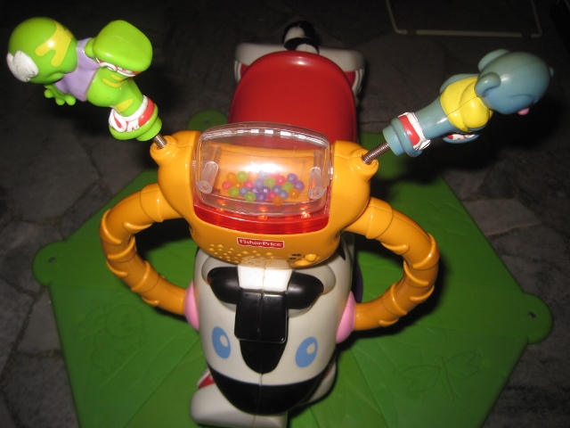 JuaiMurah: Fisher Price Bounce N Spin Zebra