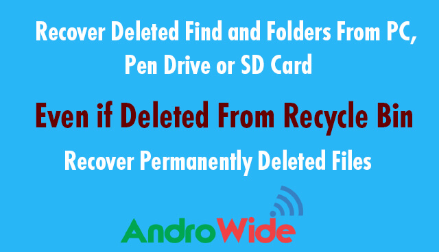 Recover permanently deleted files