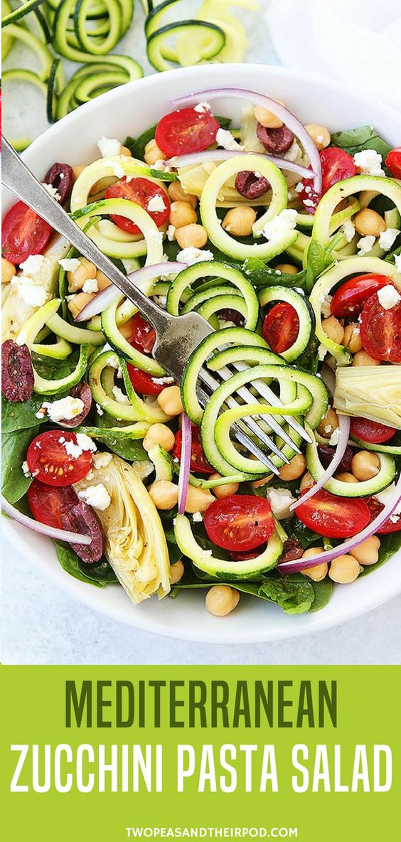 MEDITERRANEAN ZUCCHINI PASTA SALAD Recipe Notes