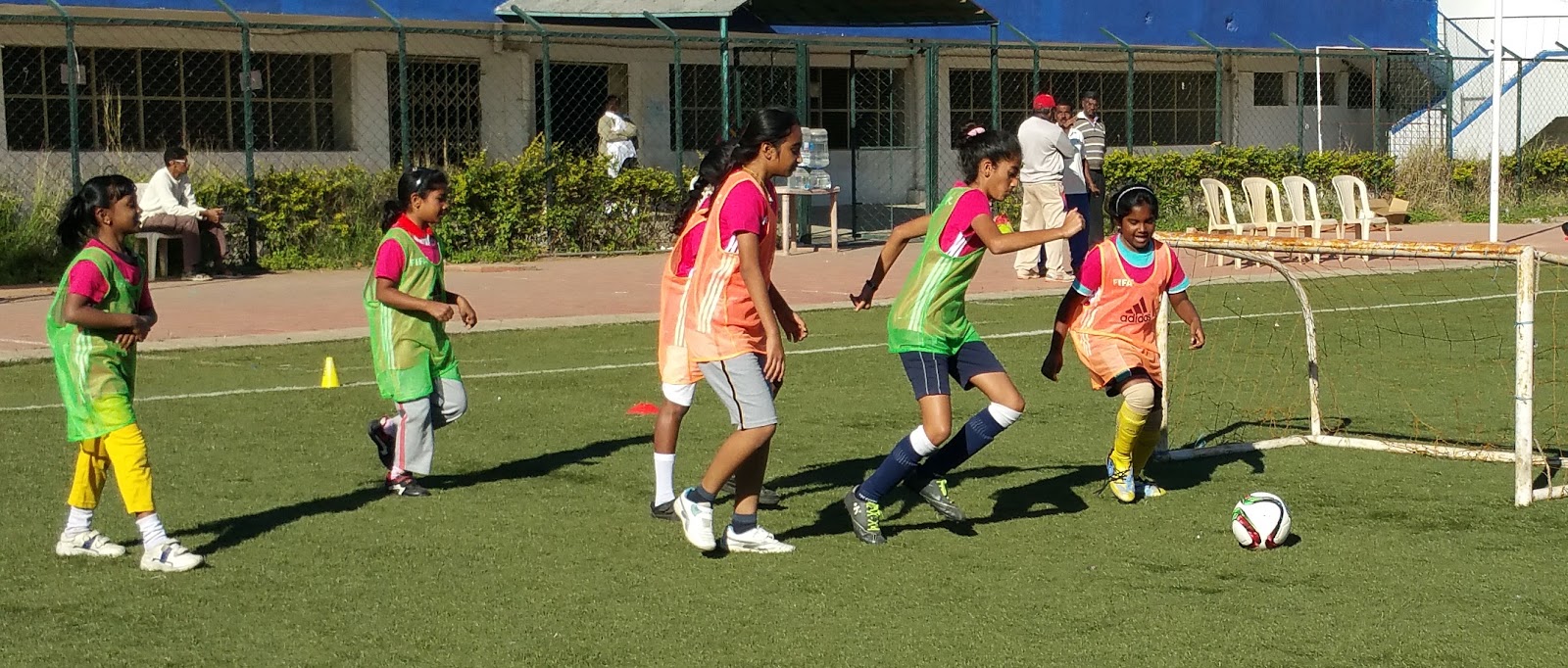 Football in Bangalore FIFA Live Your Goals girls grassroots football