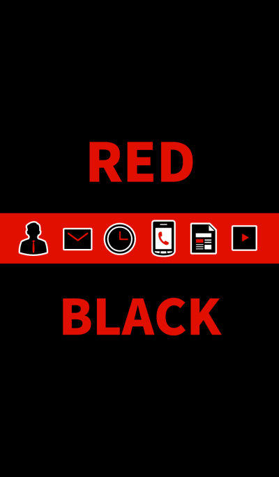 RED & BLACK.