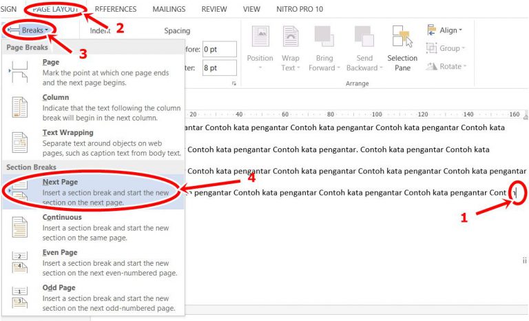 Cara Mulakan Page Number Pada Page Yang Ketiga Cara Mulakan Page Number Pada Page Yang Ketiga