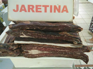 "Cured Beef  meat"sold in "GRANDSKA TRZNICA MARKALE (City Market) in Sarajevo.