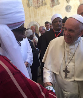 Image result for Emir of Kano meets Pope Francis in Italy